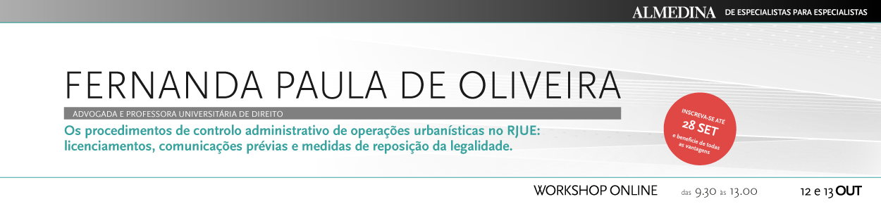 Os procedimentos de controlo administrativo de operações urbanísticas no RJUE - EBR
